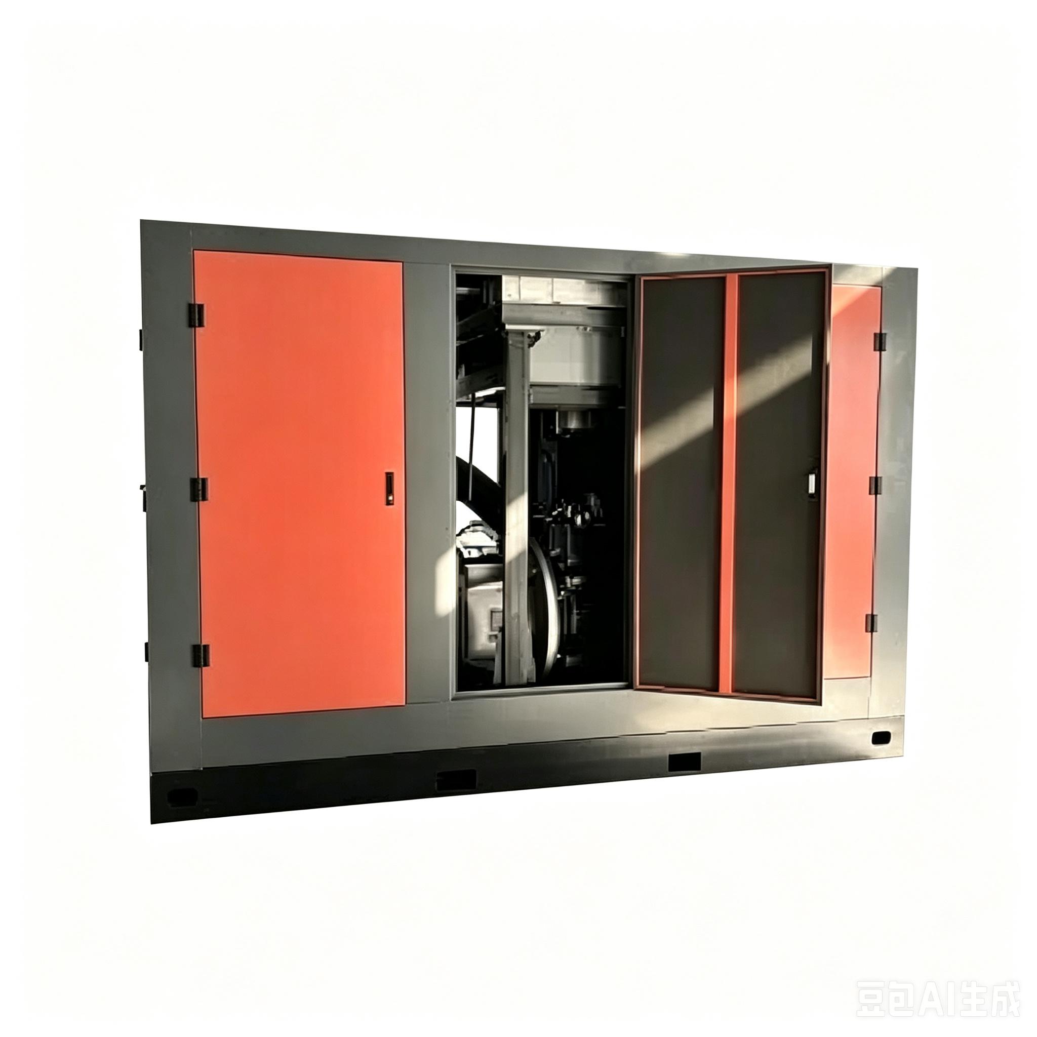 VFD PM Two Stage Screw Air Compressor 315kw 1.3Mpa