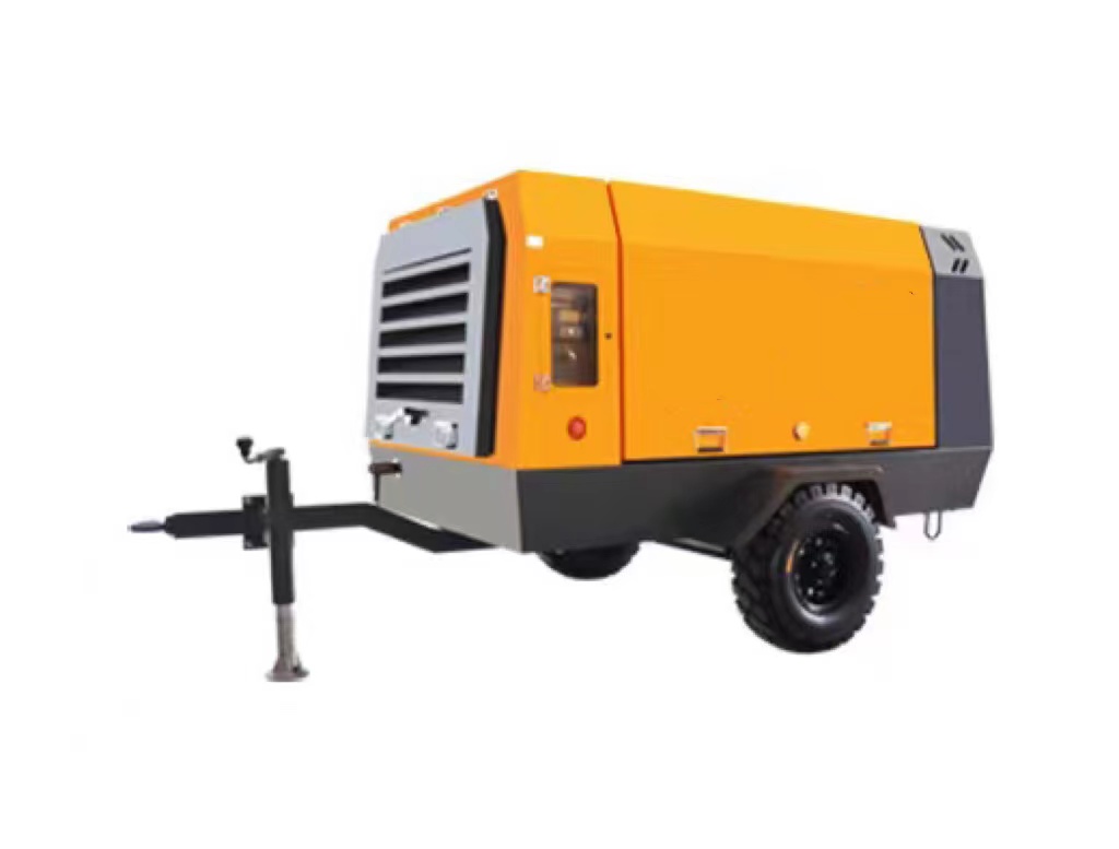 Diesel Engine Power Screw Air Compressor Stationary with Engine Cummins/ Yuchai/ Weichai